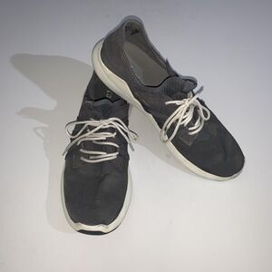 OluKai Holo Shoes Mens Size 14 Gray Textile Lace Up Casual Sneakers Comfort